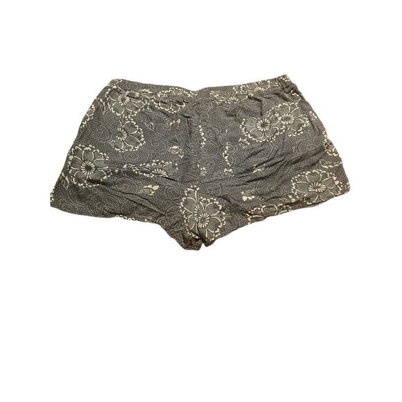 Women's Loft Running Shorts Blue Floral Print Pockets‎ Light Weight Size Large - Picture 2 of 5